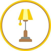 Floor Lamp Vector Icon Design