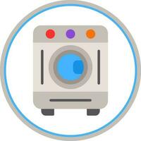 Washing Machine Vector Icon Design