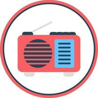 diseño de icono de vector de radio