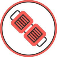 Sandwich Press Vector Icon Design