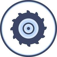 Circular Saw Vector Icon Design