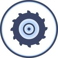 Circular Saw Vector Icon Design