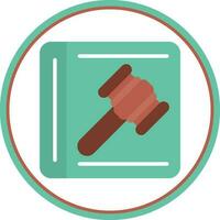Law In Order Vector Icon Design