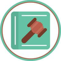 Law In Order Vector Icon Design