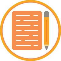 diseño de icono de vector de escritura