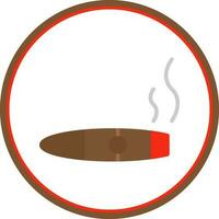 Cigar Vector Icon Design