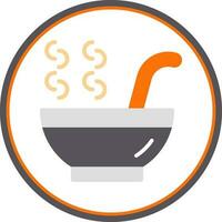 Hot Soup Vector Icon Design