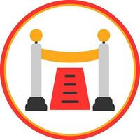 Red Carpet Vector Icon Design