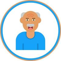 Elderly Vector Icon Design