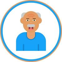 Elderly Vector Icon Design