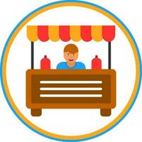 Booth Vector Icon Design