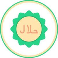 diseño de icono de vector halal