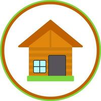 Cabin Vector Icon Design