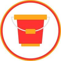 Bucket Vector Icon Design