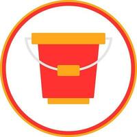 Bucket Vector Icon Design