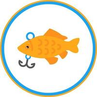 diseño de icono de vector de cebos de pesca