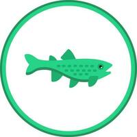 Trout Vector Icon Design