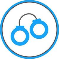 Handcuffs Vector Icon Design