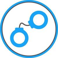 Handcuffs Vector Icon Design