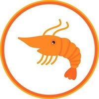 Shrimp Vector Icon Design