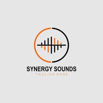 Abstract music frequency. Noise, vibration amplitude. Digital sound waves. vector