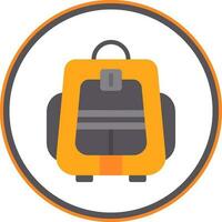 Backpacker Vector Icon Design