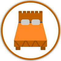 Bed Vector Icon Design