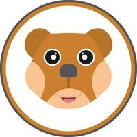 Bear Vector Icon Design