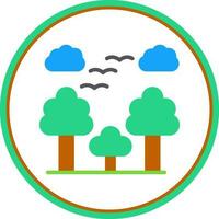 Forest Vector Icon Design