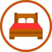 Bed Vector Icon Design