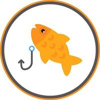 Fishin Vector Icon Design