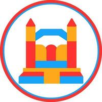 Bouncy Castle Vector Icon Design