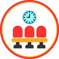 Waiting Room Vector Icon Design