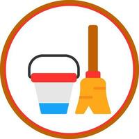 Cleaning Tools Vector Icon Design