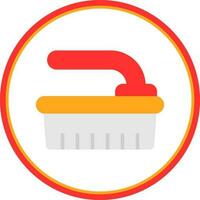 Cleaning Brush Vector Icon Design