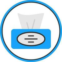 Tissue Box Vector Icon Design