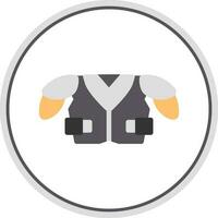 Shoulder Pads Vector Icon Design