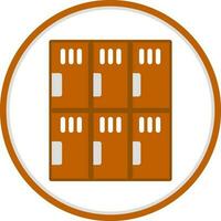 Locker Room Vector Icon Design