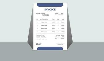 Corporate Business Invoice Design vector