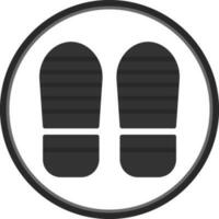 Footsteps Vector Icon Design