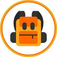 Backpack Vector Icon Design