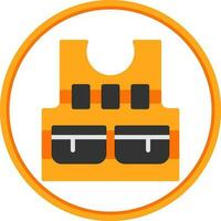 Bulletproof Vest Vector Icon Design