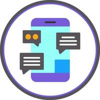 Live Chat Vector Icon Design