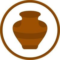 Pottery Vector Icon Design