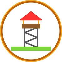 diseño de icono de vector de torre