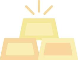 Gold Ingots Vector Icon Design