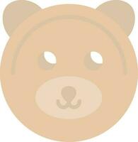 diseño de icono de vector de oso