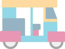 Rickshaw Vector Icon Design