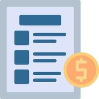 Invoice Vector Icon Design