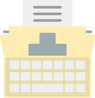 Typewriter Vector Icon Design